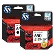 ראש דיו צבע מקורי HP 650 CZ102AE